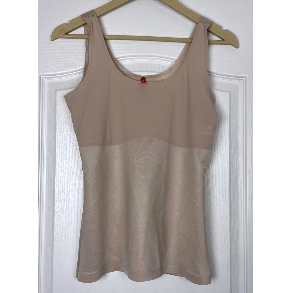 Spanx OnCore Shapewear Tank Nude Compression Slimming Camisole Shaping Sz XL Tan - Picture 4 of 4